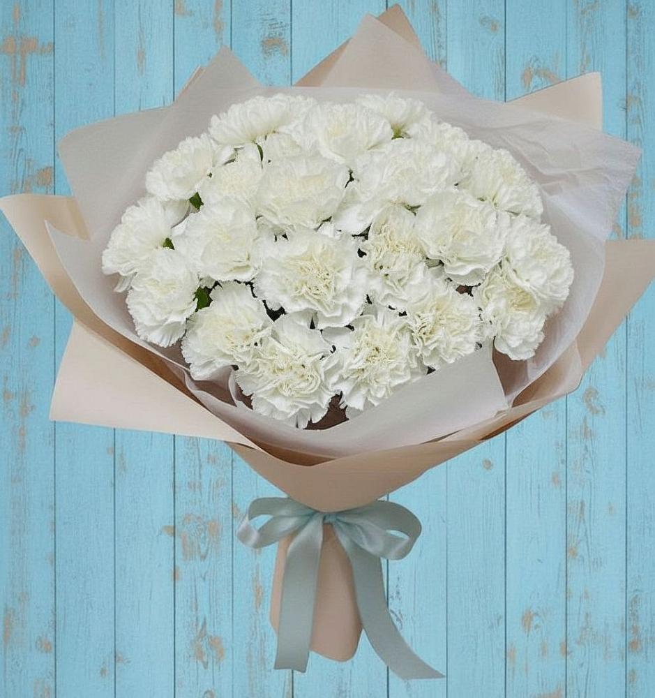 Букет цветов из: Гвоздики в Томмоте