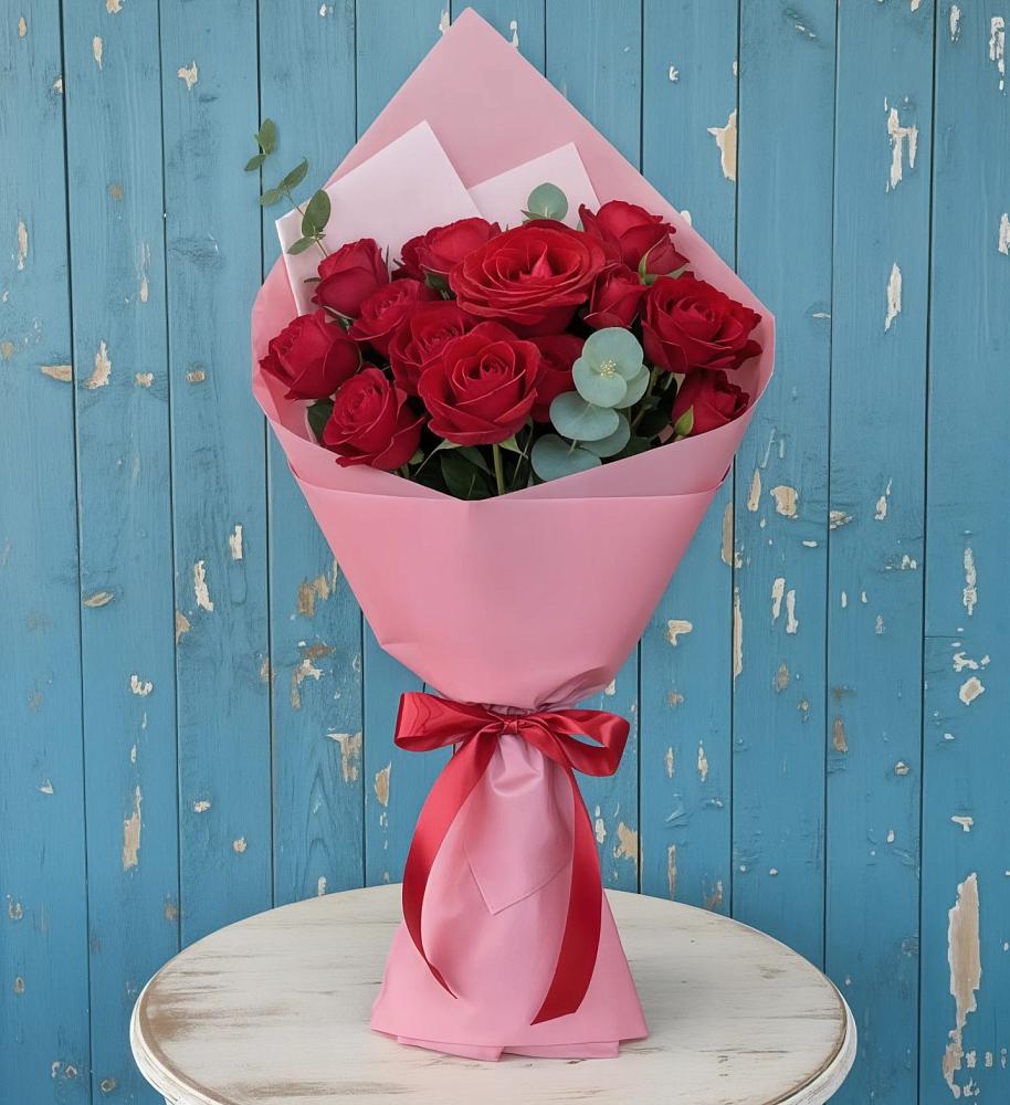 Букет цветов из: Розы в Томмоте