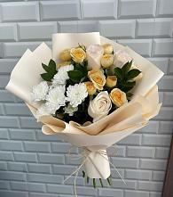 Букет цветов из:  Розы и Хризантемы в Томмоте