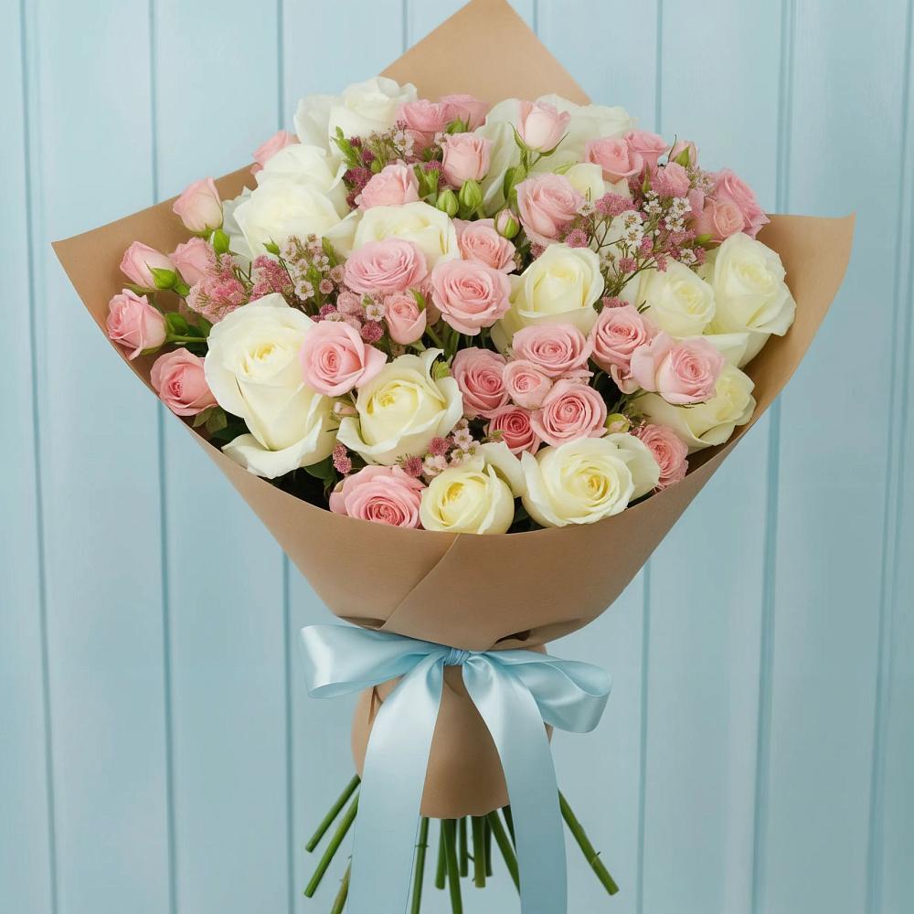 Букет цветов из: Розы в Томмоте