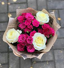 Букет цветов из:  Розы #REPLACE_PRED# Томмоте