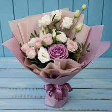 Букет цветов из:  Розы и Лизиантусы в Томмоте