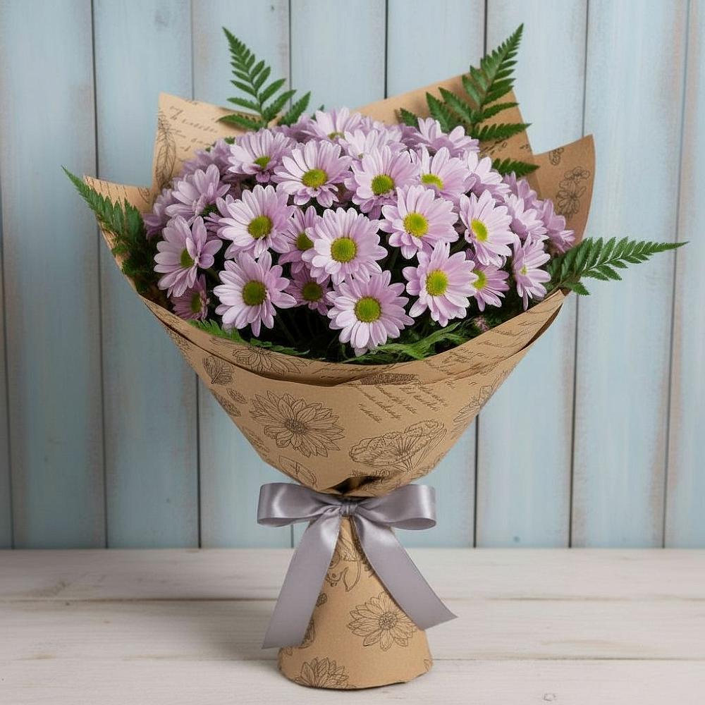 Букет цветов из: Хризантемы в Томмоте