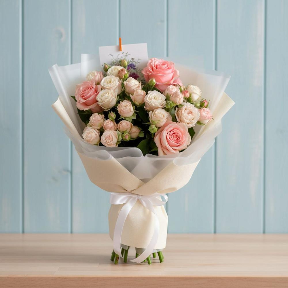 Букет цветов из: Розы в Томмоте