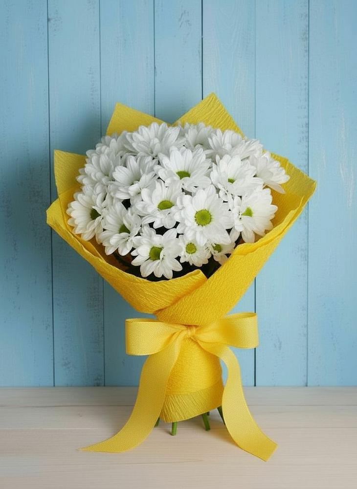 Букет цветов из: Хризантемы в Томмоте
