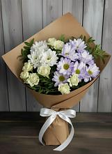 Букет цветов из:  Хризантемы и Розы в Томмоте