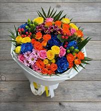 Букет цветов из:  Розы и Хризантемы #REPLACE_PRED# Томмоте