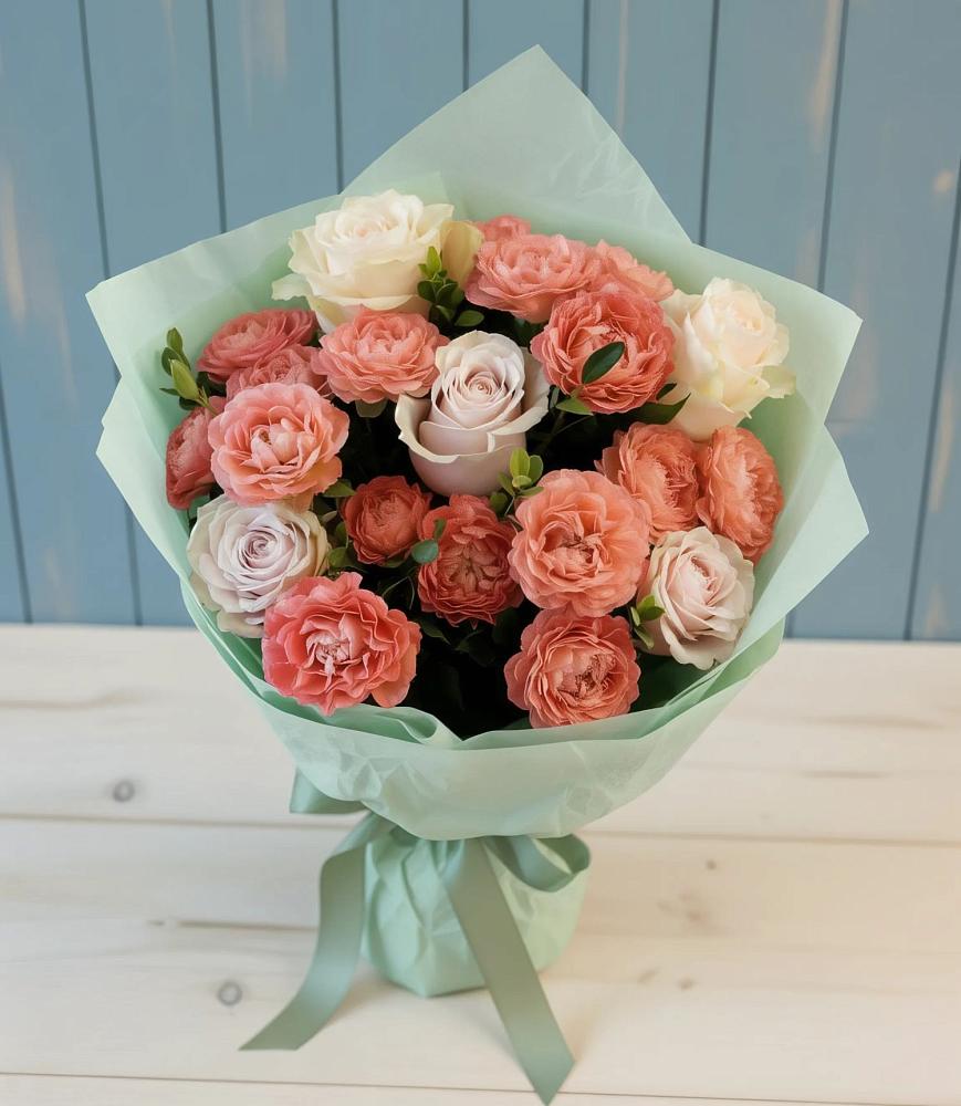 Букет цветов из: Розы в Томмоте