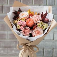 Букет цветов из:  Гвоздики, Хризантемы и Розы #REPLACE_PRED# Томмоте