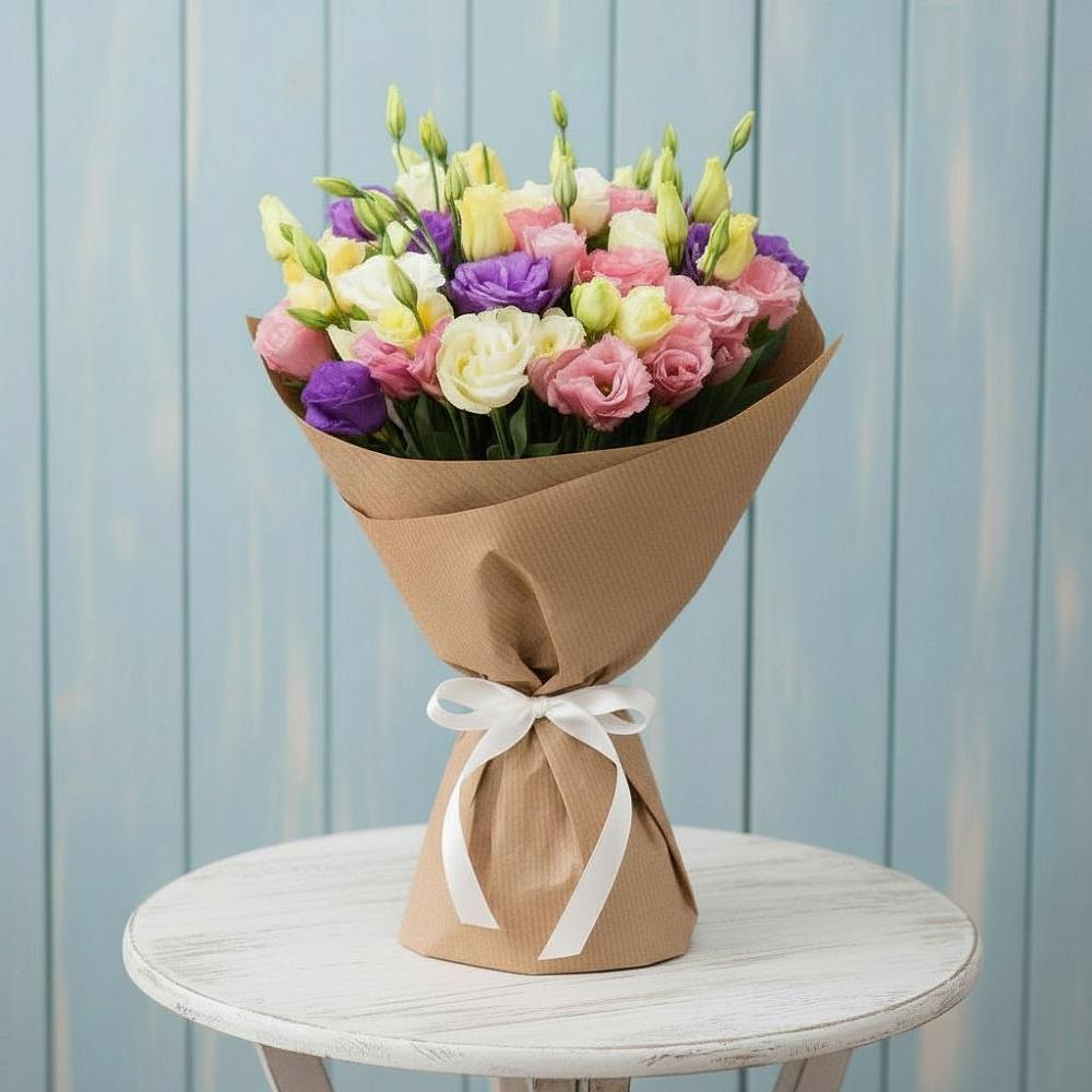 Букет цветов из: Лизиантусы в Томмоте