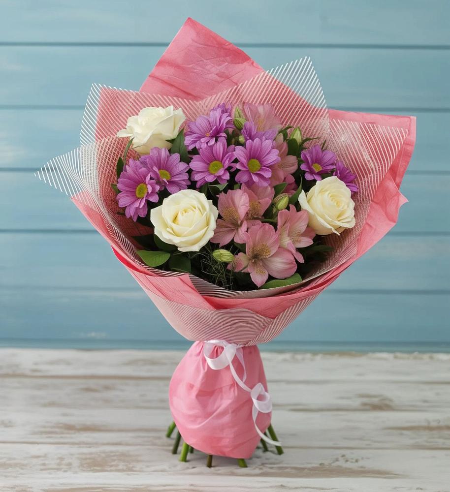 Букет цветов из: Герберы в Томмоте