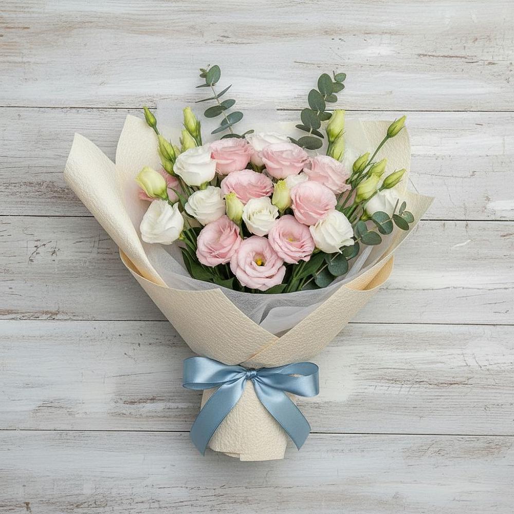 Букет цветов из: Лизиантусы в Томмоте